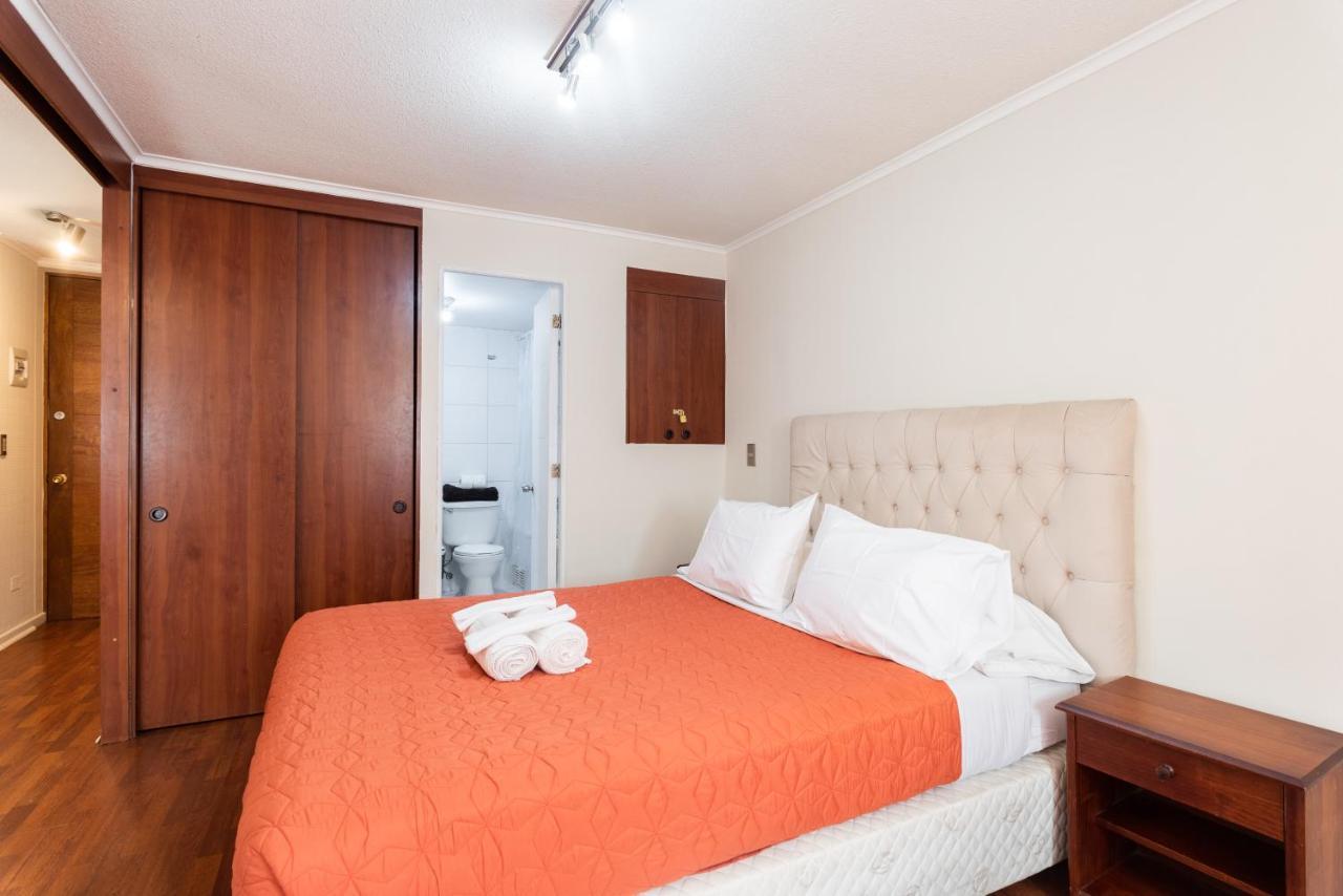 Apartamento Urban Burgundy - 1br, Metro, Wifi, Tv Santiago